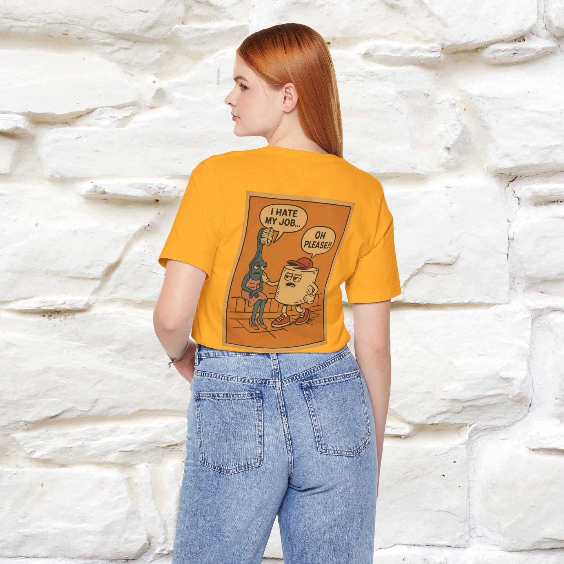 "I Hate My Job ... Oh Please" Funny Cat T-shirt |Nunu&Miao Studio - Nunu&Miao Studio