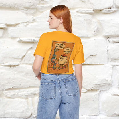 "I Hate My Job ... Oh Please" Funny Cat T-shirt |Nunu&Miao Studio - Nunu&Miao Studio