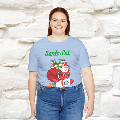 "Funny Santa Cat..." | Cat T-Shirt | Nunu&Miao Studio
