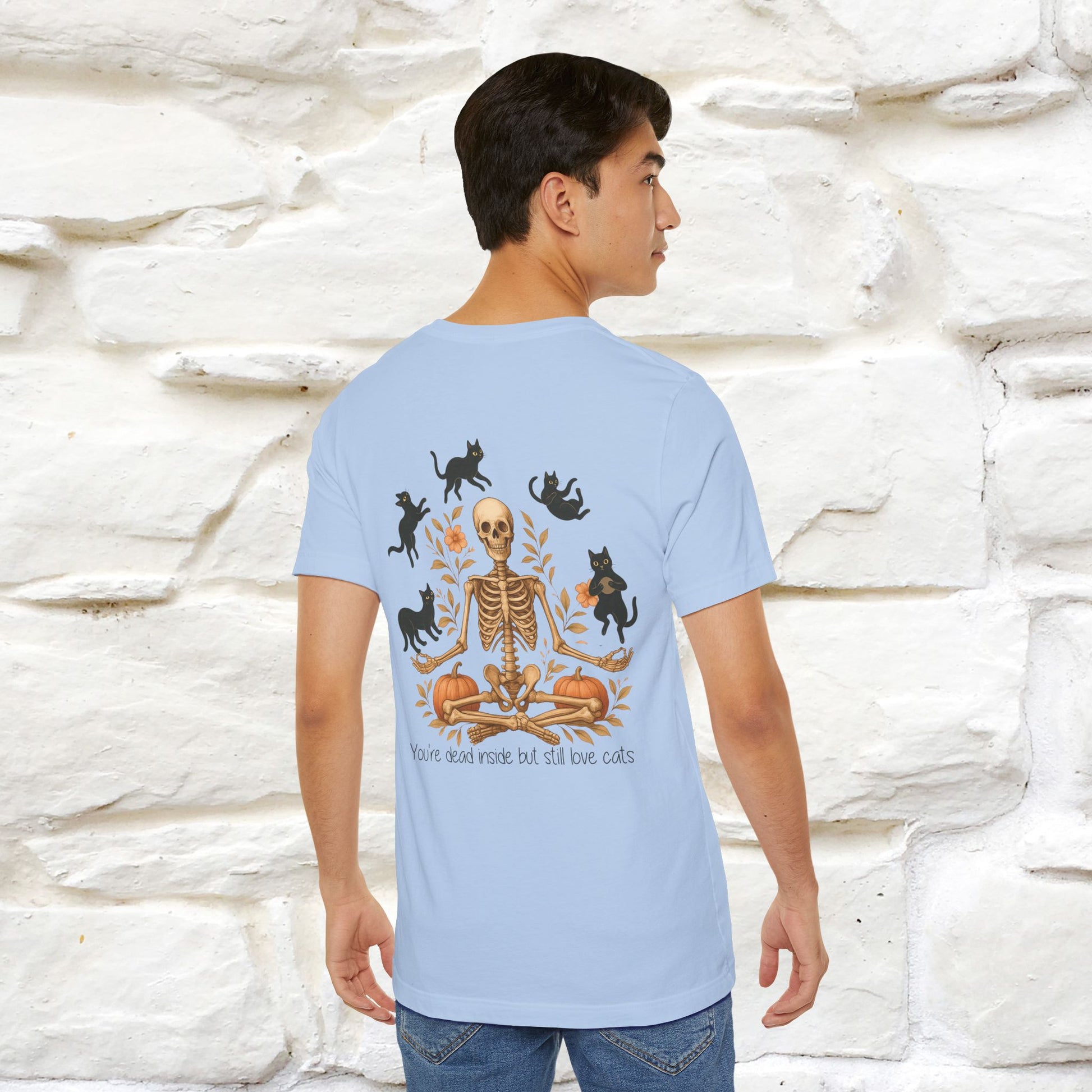 "You're Dead Inside But Still Love Cats " Halloween Cat T-shirt |Nunu&Miao Studio - Nunu&Miao Studio