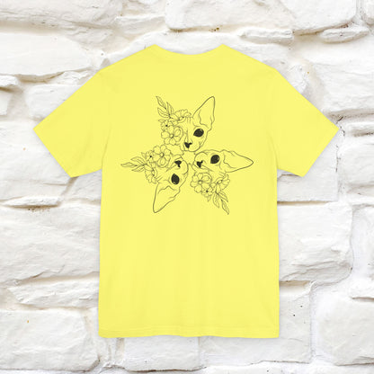 "Trinity'' Cat T-Shirt Front and Back Design | Nunu&Miao Studio - Nunu&Miao Studio