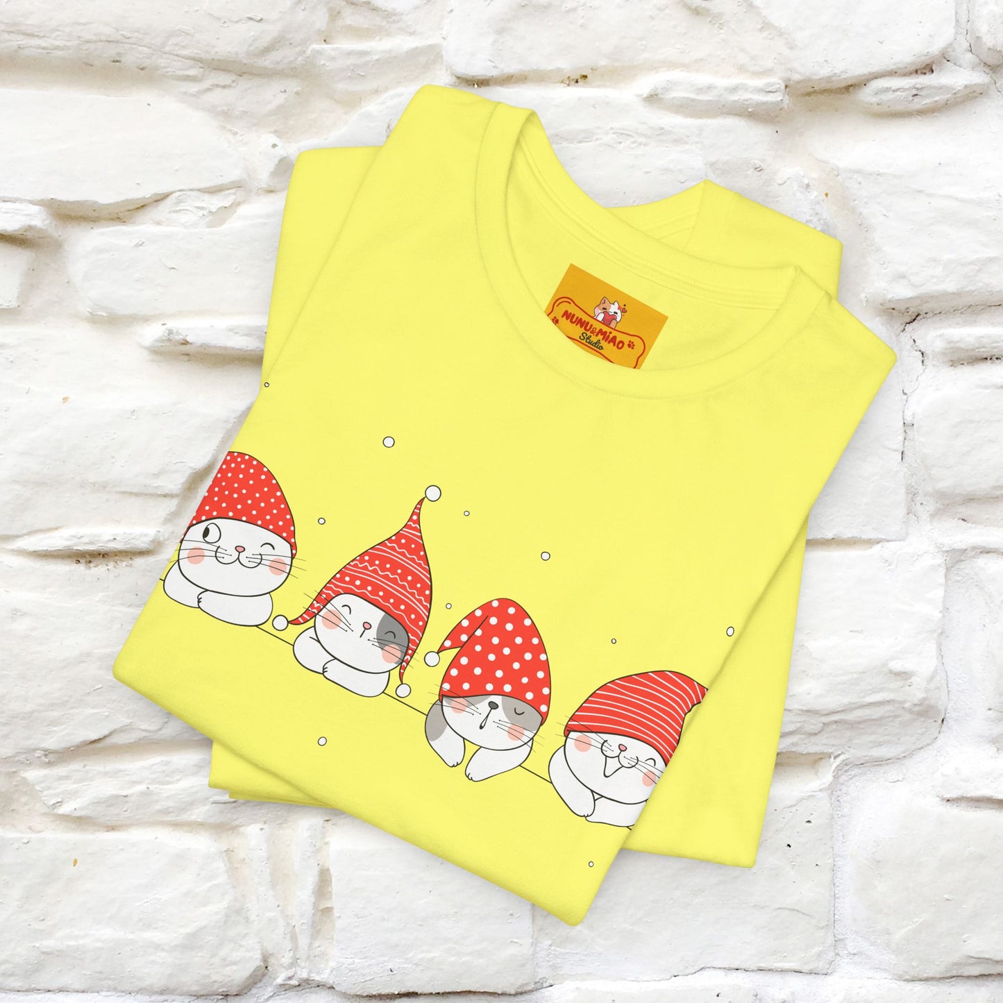 ''Christmas Cute'' |Cats T-shirt | Nunu&Miao Studio - Nunu&Miao Studio