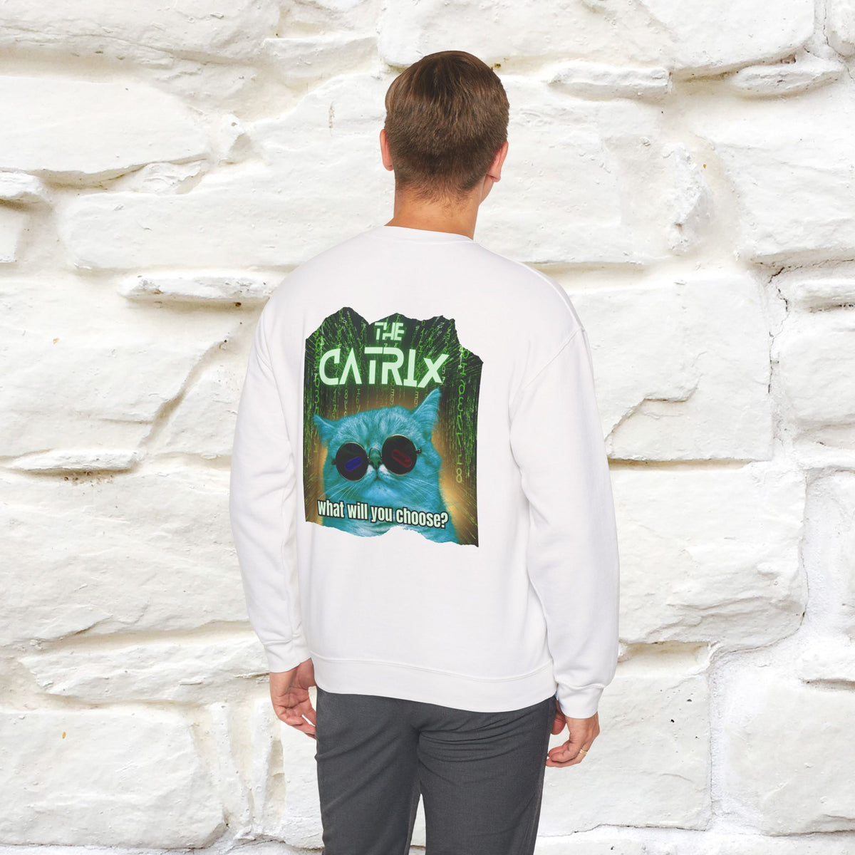 "The Catrix'' |Cat Sweatshirt | Nunu&Miao Studio