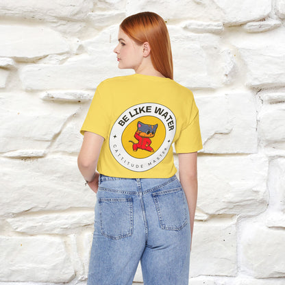 "Be Like Water: Cattitude Master | Cat T-Shirt |Nunu&Miao Studio - Nunu&Miao Studio