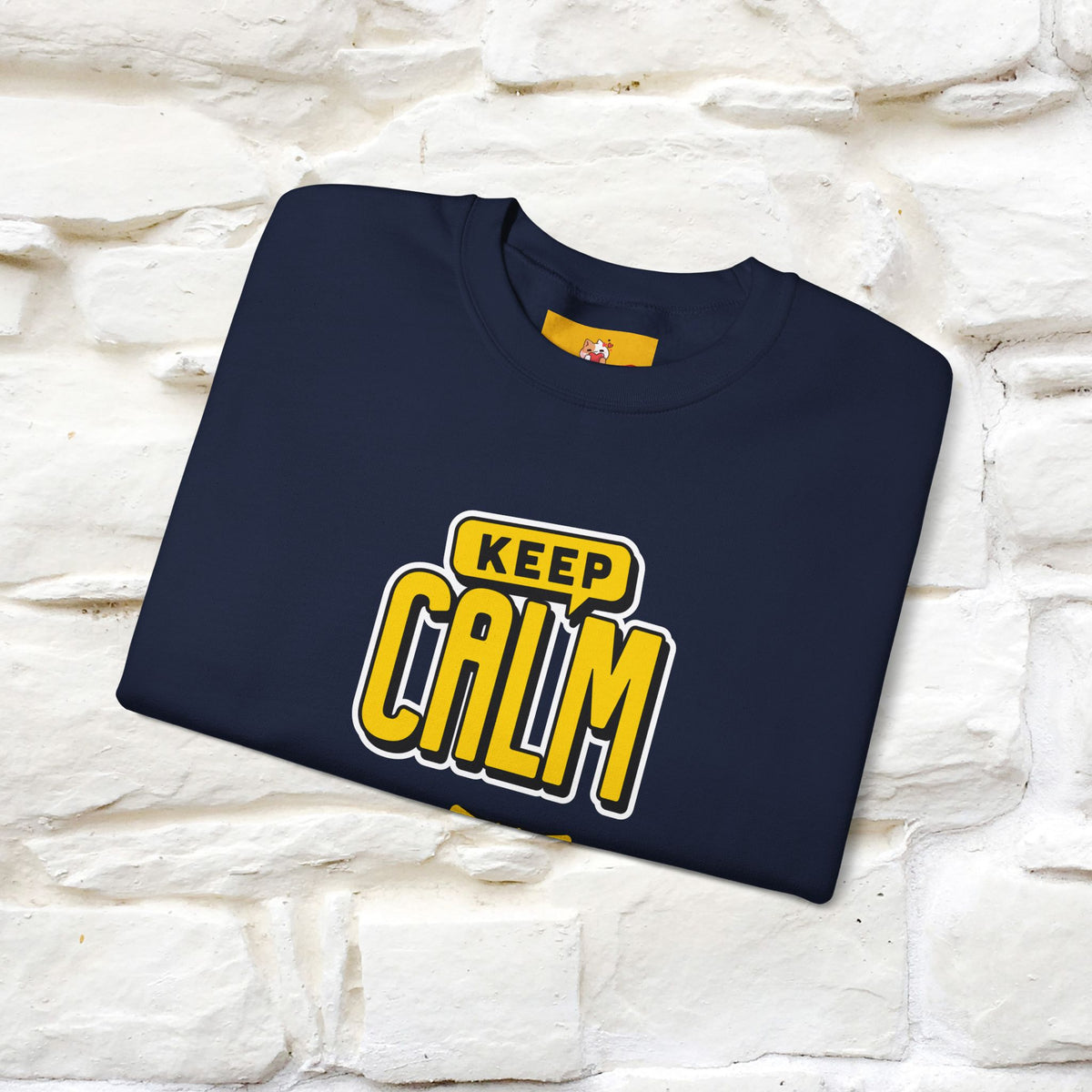 "Keep Calm'' |Cat Sweatshirt | Nunu&Miao Studio
