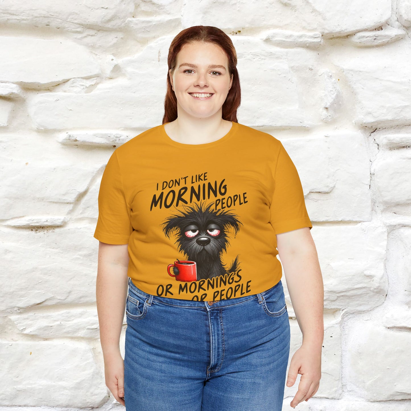 "I Don't Like Morning People..." Funny T-shirt |Nunu&Miao Studio - Nunu&Miao Studio