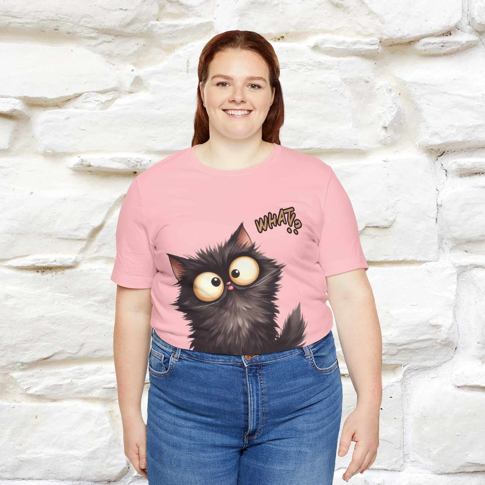 ''What ?'' | Cat T-Shirt  | Nunu&Miao Studio - Nunu&Miao Studio