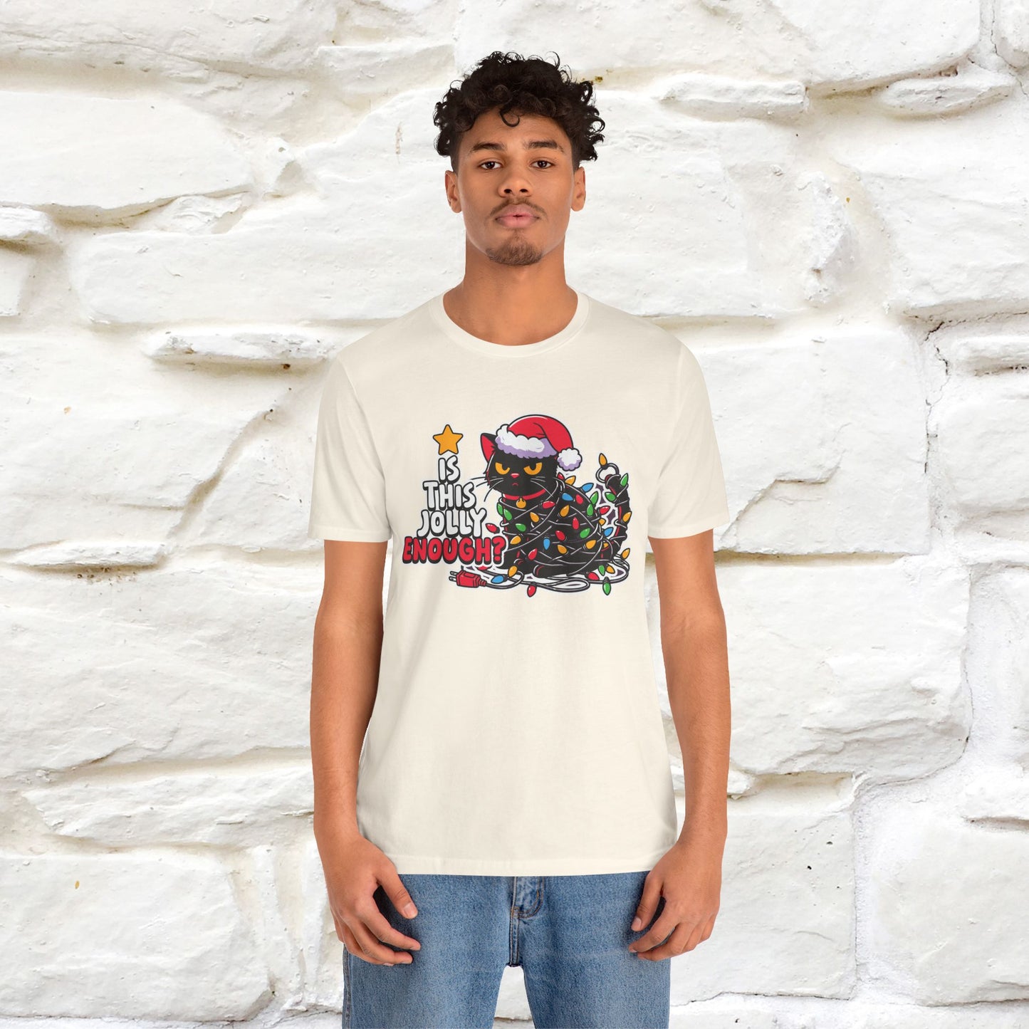 “Is This Jolly Enough?” | Cat T-Shirt | Nunu&Miao Studio