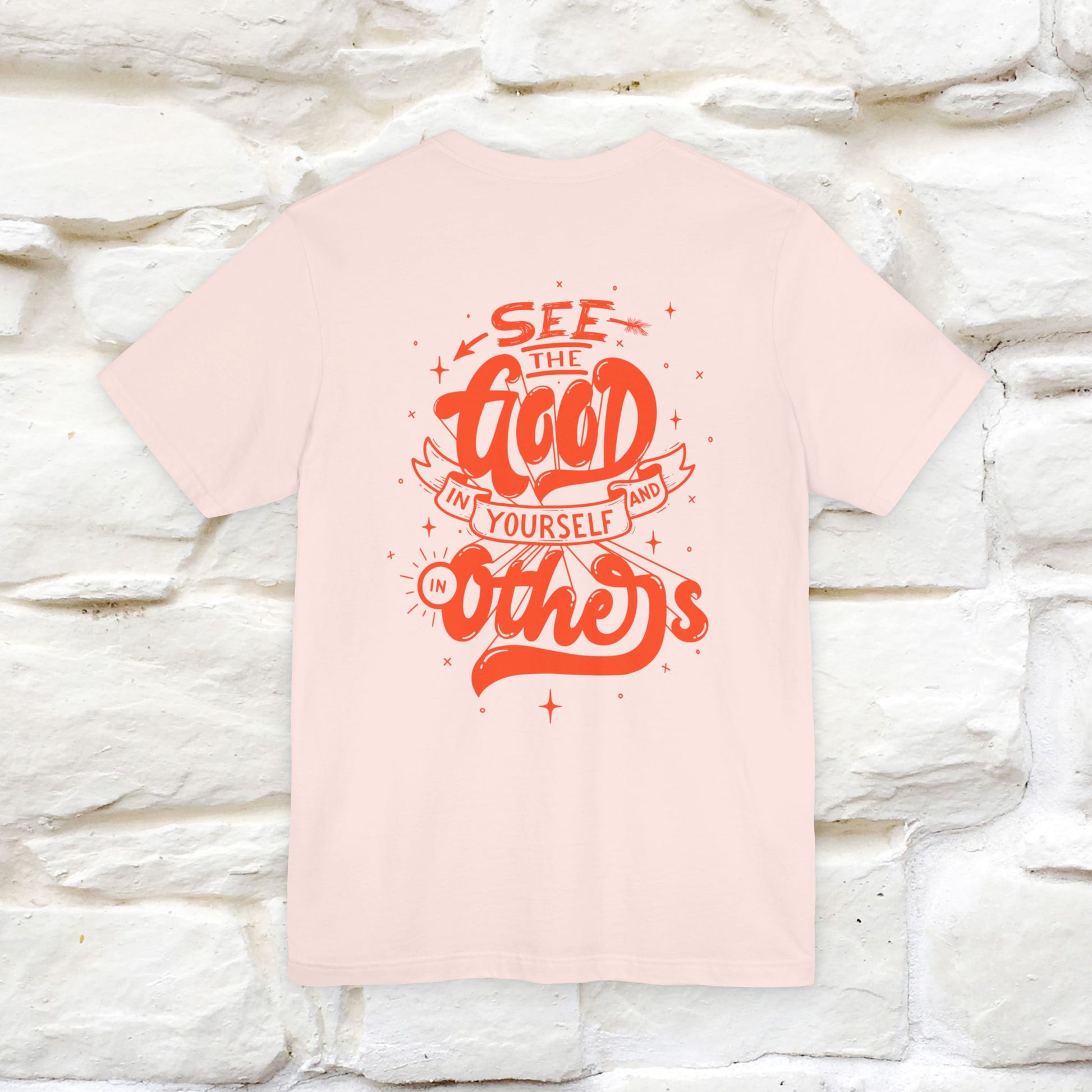 "See the Good in Yourself and Others" Cat T-Shirt | Front & Back Design | Nunu&Miao Studio - Nunu&Miao Studio