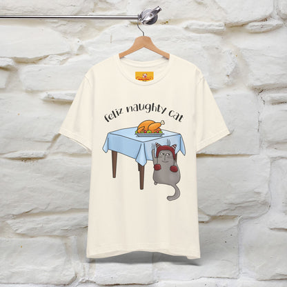 "Feliz Naughty Cat" |Funny Cat T-Shirt | Nunu&Miao Studio