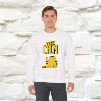 "Keep Calm'' |Cat Sweatshirt | Nunu&Miao Studio