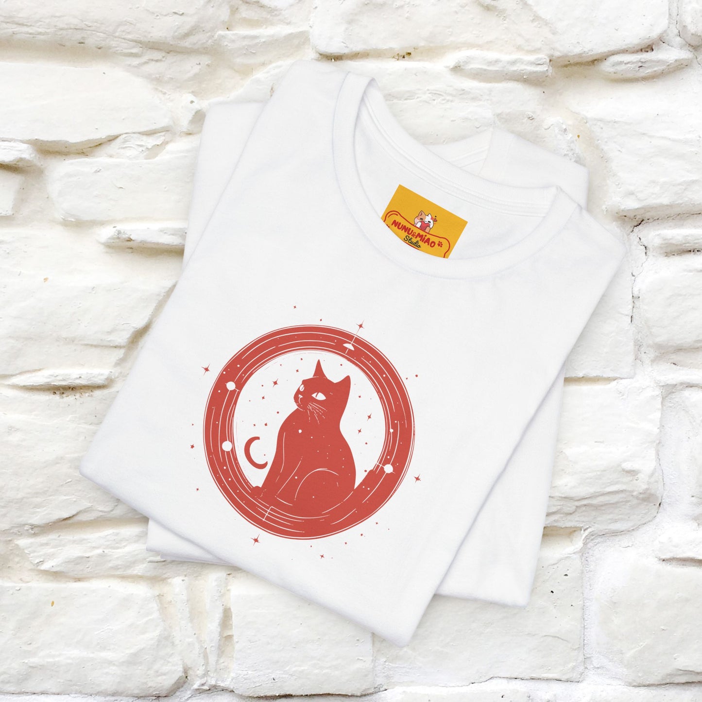 "Superbia'' Cat T-Shirt Front and Back Design | Nunu&Miao Studio - Nunu&Miao Studio