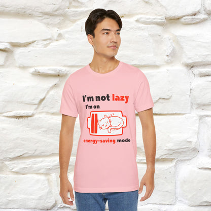 ''I am Not Lazy...'' Cat T-Shirt | Nunu&Miao Studio - Nunu&Miao Studio