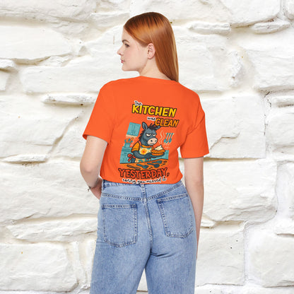 "The Kitchen Was Clean... " |Funny T-Shirt | Nunu&Miao Studio - Nunu&Miao Studio