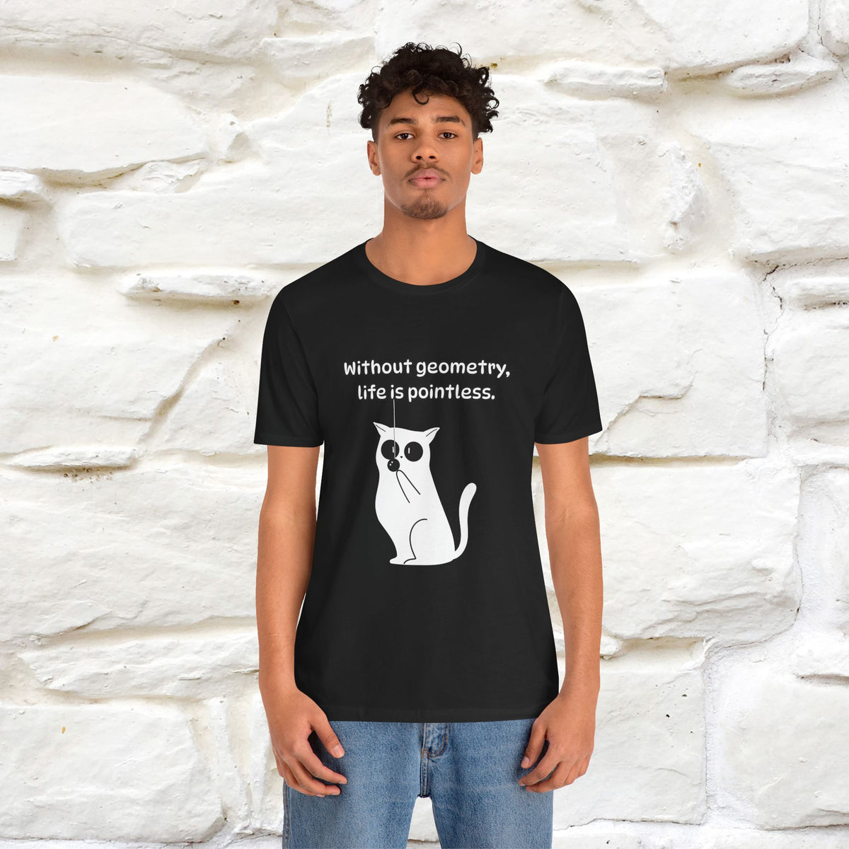 ''Without geometry, life is pointless.''| Funny T-Shirt | Nunu&Miao Studio