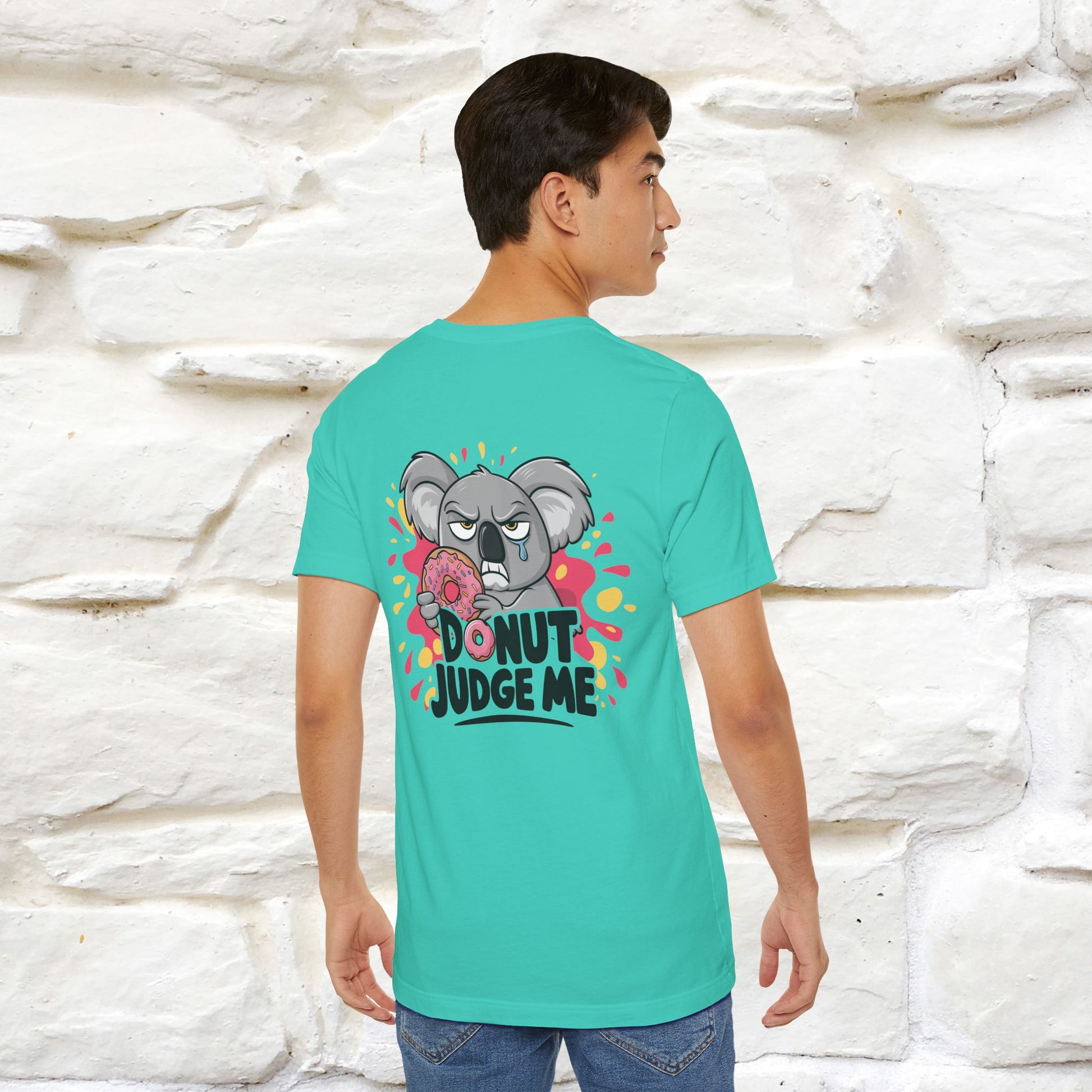 "Donut Judge Me " |Funny  T-Shirt | Front & Back Design | Nunu&Miao Studio - Nunu&Miao Studio