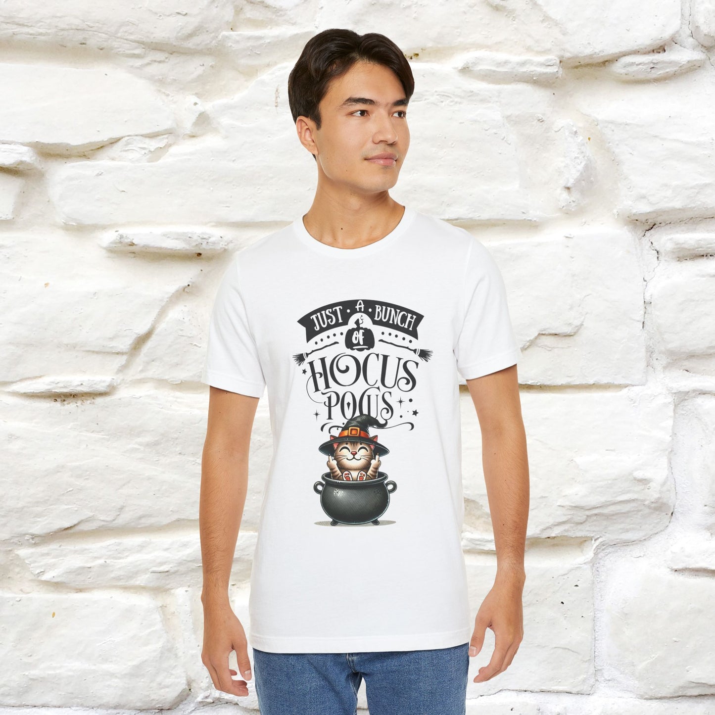"Just A Bunch Of Hocus Pocus" Cat  T-shirt |Nunu&Miao Studio - Nunu&Miao Studio