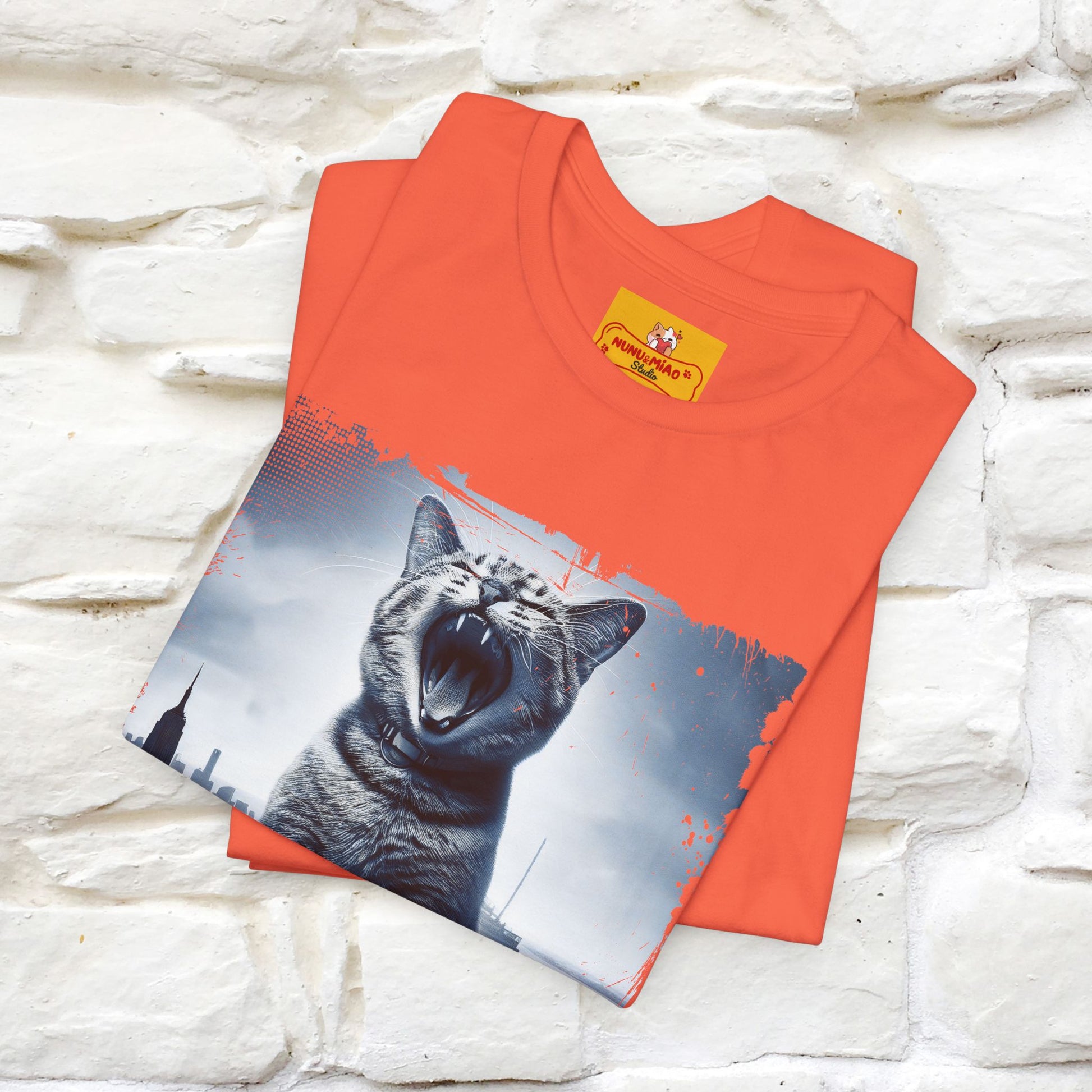 Catzilla T-Shirt | Cat T-Shirt | Nunu&Miao Studio - Nunu&Miao Studio
