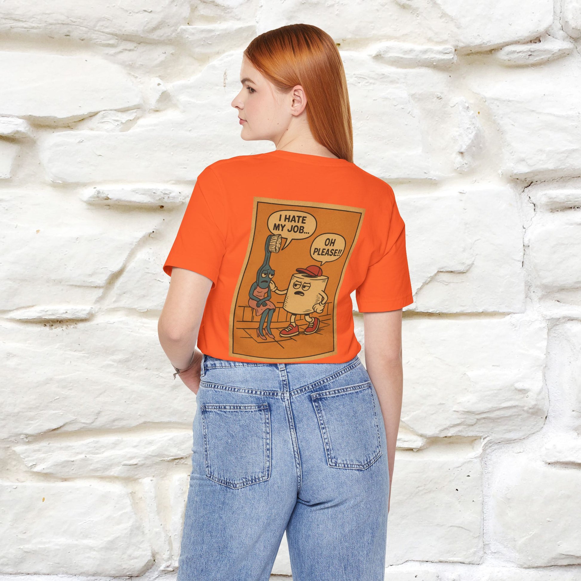 "I Hate My Job ... Oh Please" Funny Cat T-shirt |Nunu&Miao Studio - Nunu&Miao Studio