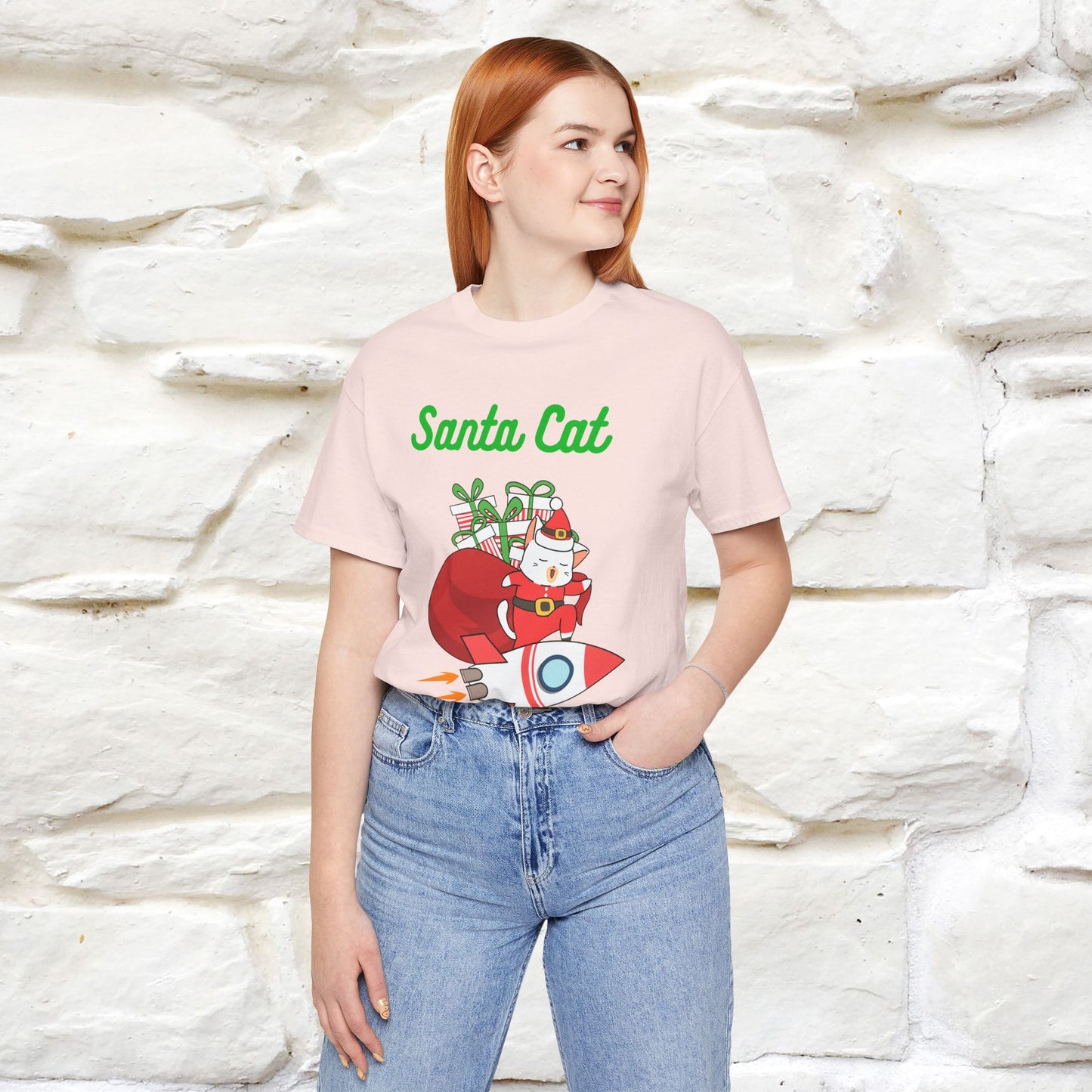 "Funny Santa Cat..." | Cat T-Shirt | Nunu&Miao Studio