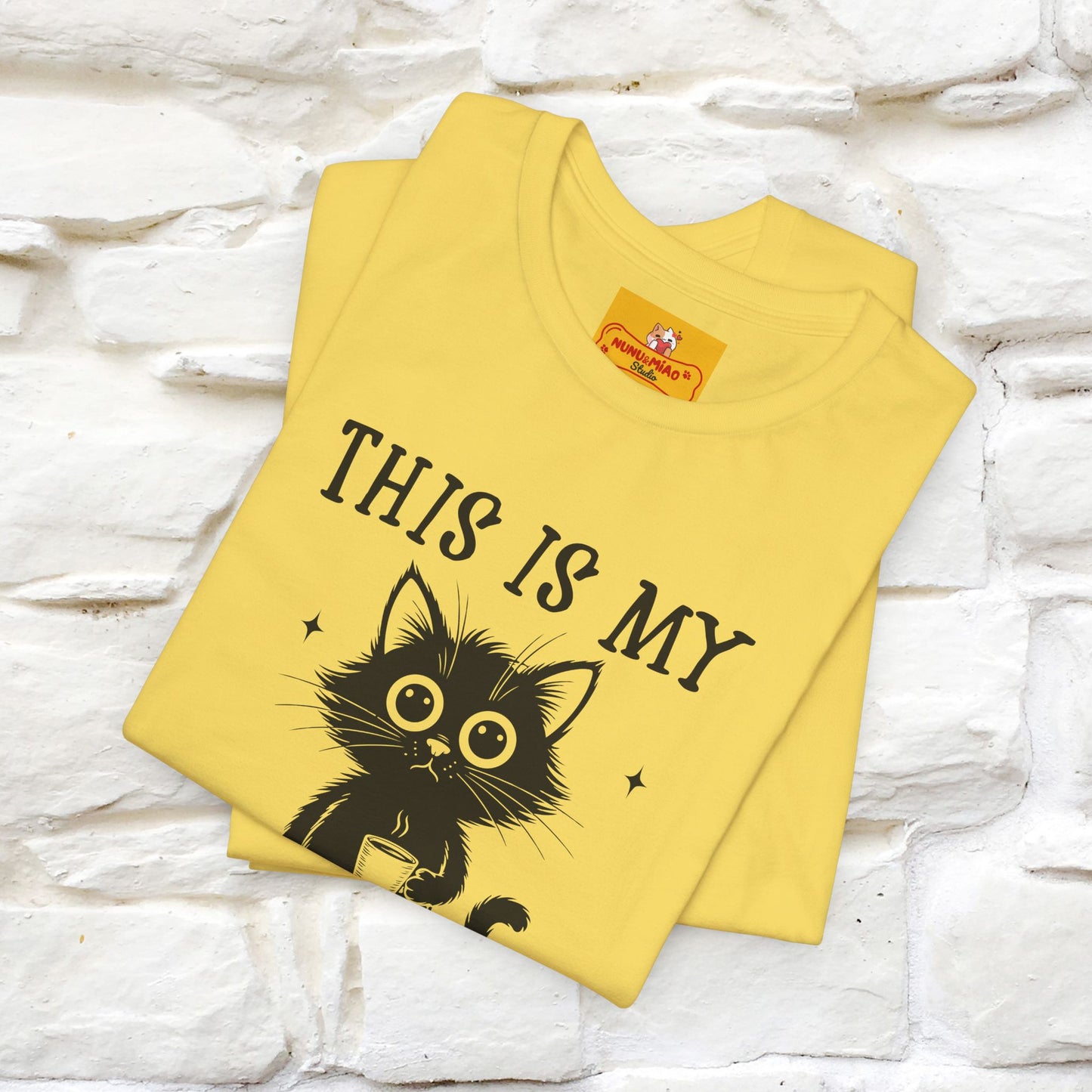 "This is My Awake Face" Cat T-Shirt | Funny Design | Nunu&Miao Studio - Nunu&Miao Studio