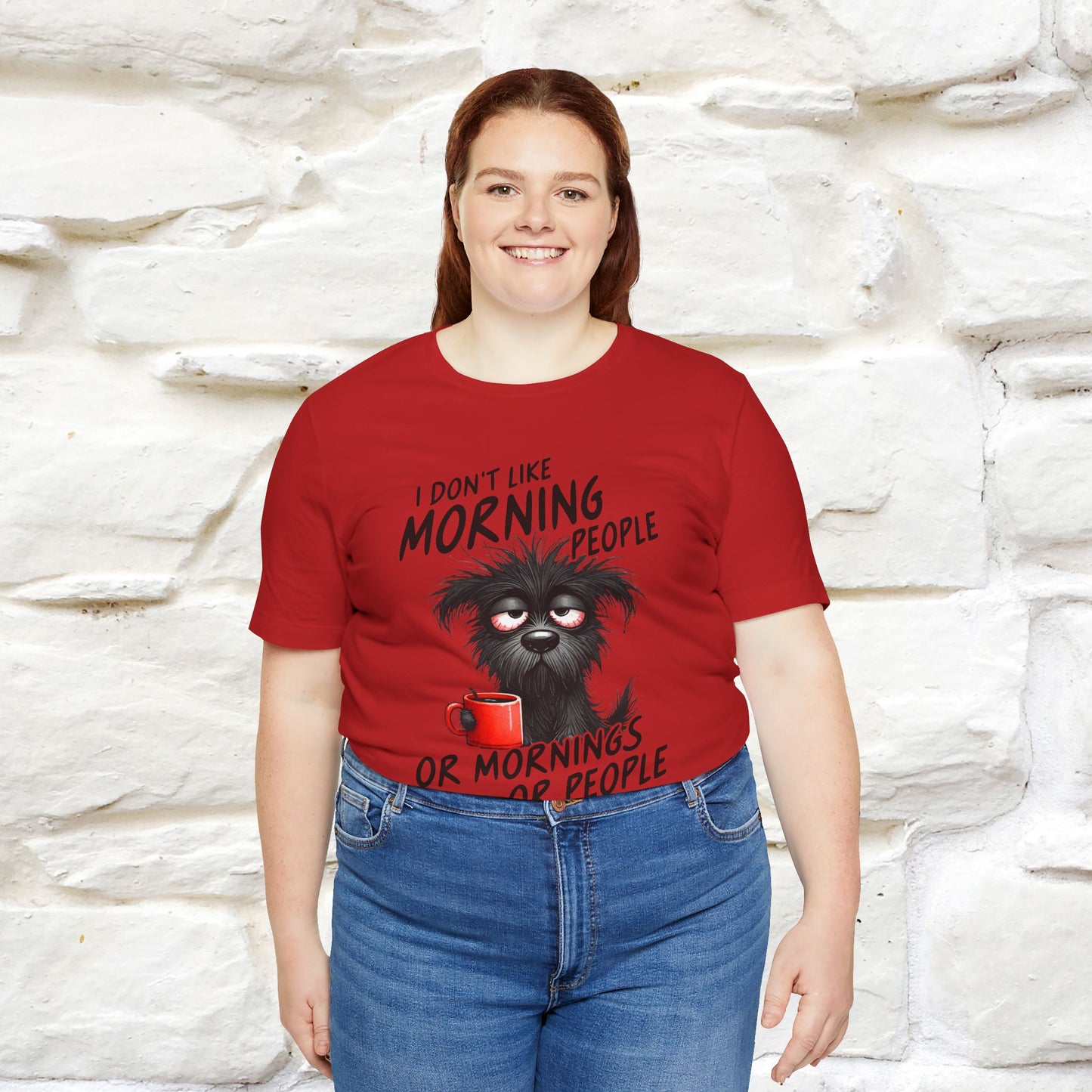 "I Don't Like Morning People..." Funny T-shirt |Nunu&Miao Studio - Nunu&Miao Studio