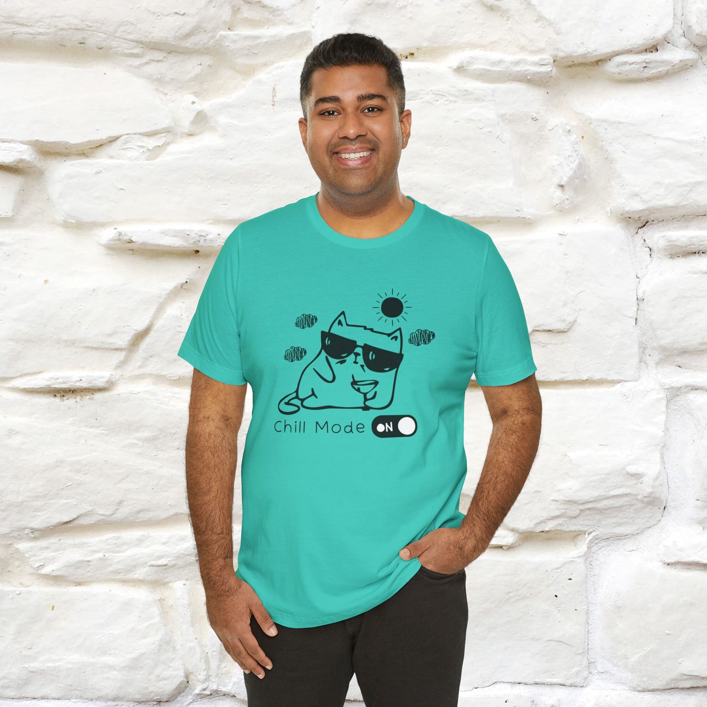 ''Chill Mode on'' Cat T-Shirt | Nunu&Miao Studio