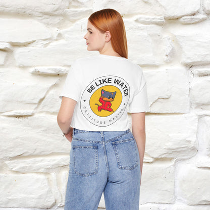 "Be Like Water: Cattitude Master | Cat T-Shirt |Nunu&Miao Studio - Nunu&Miao Studio