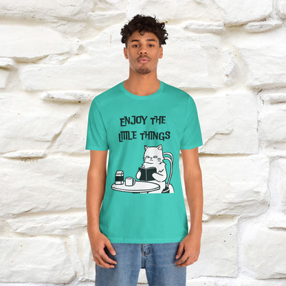 "Enjoy The Little Things." Cat T-Shirt | Nunu&Miao Studio