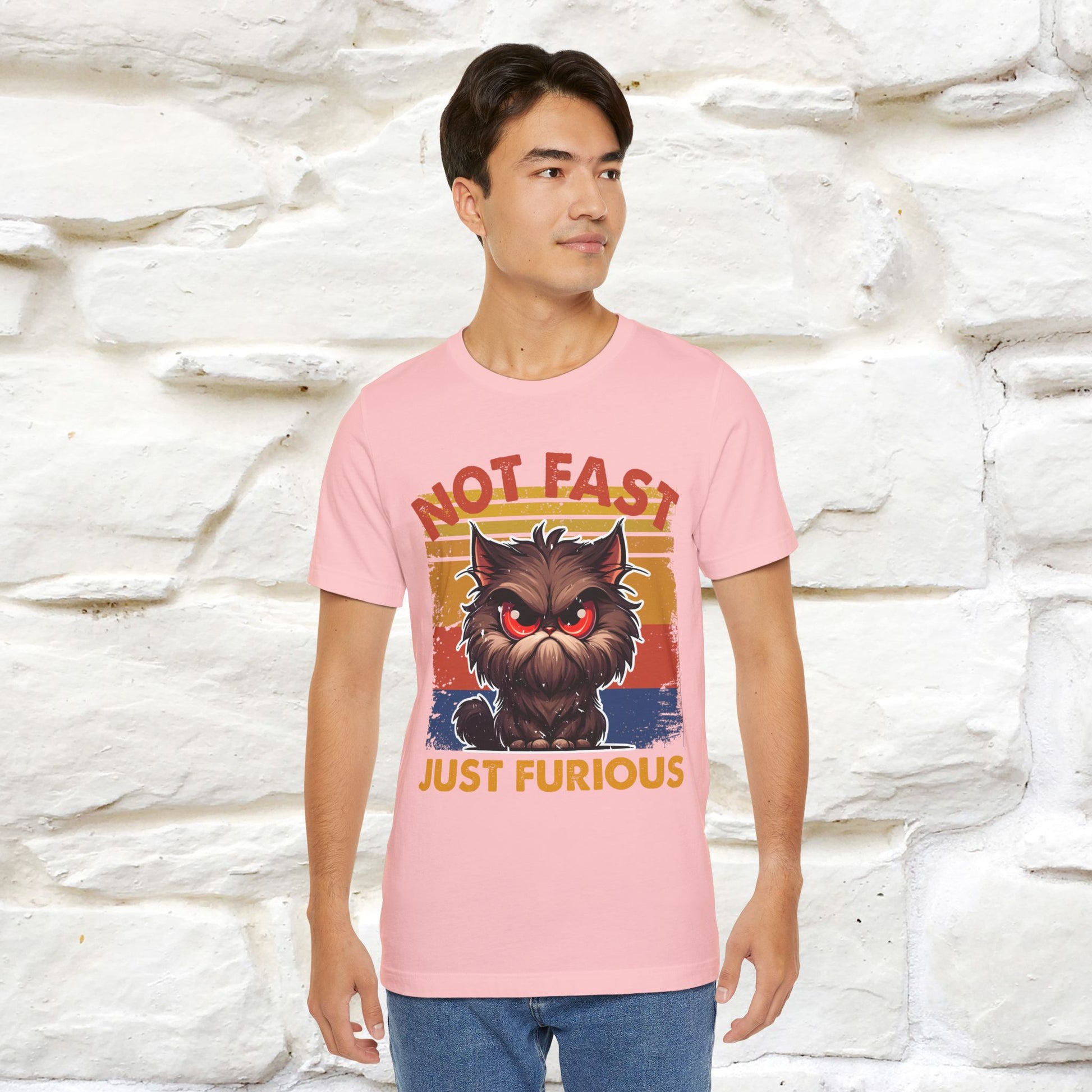 Not Fast, Just Furious |  Sarcastic Cat T-Shirt | Nunu&Miao Studio - Nunu&Miao Studio