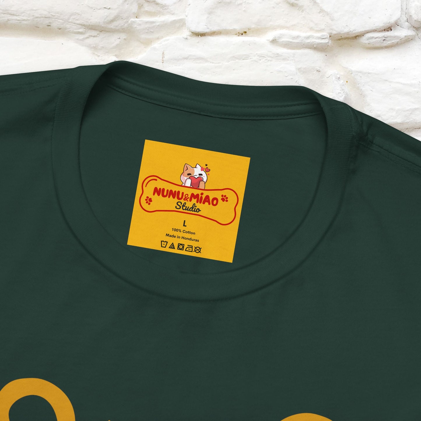 ''Power'' | Cat T-Shirt Front and Back Design | Nunu&Miao Studio - Nunu&Miao Studio