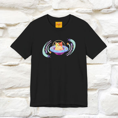 "Stay Positive'' Cat T-Shirt | Front & Back Design | Nunu&Miao Studio - Nunu&Miao Studio