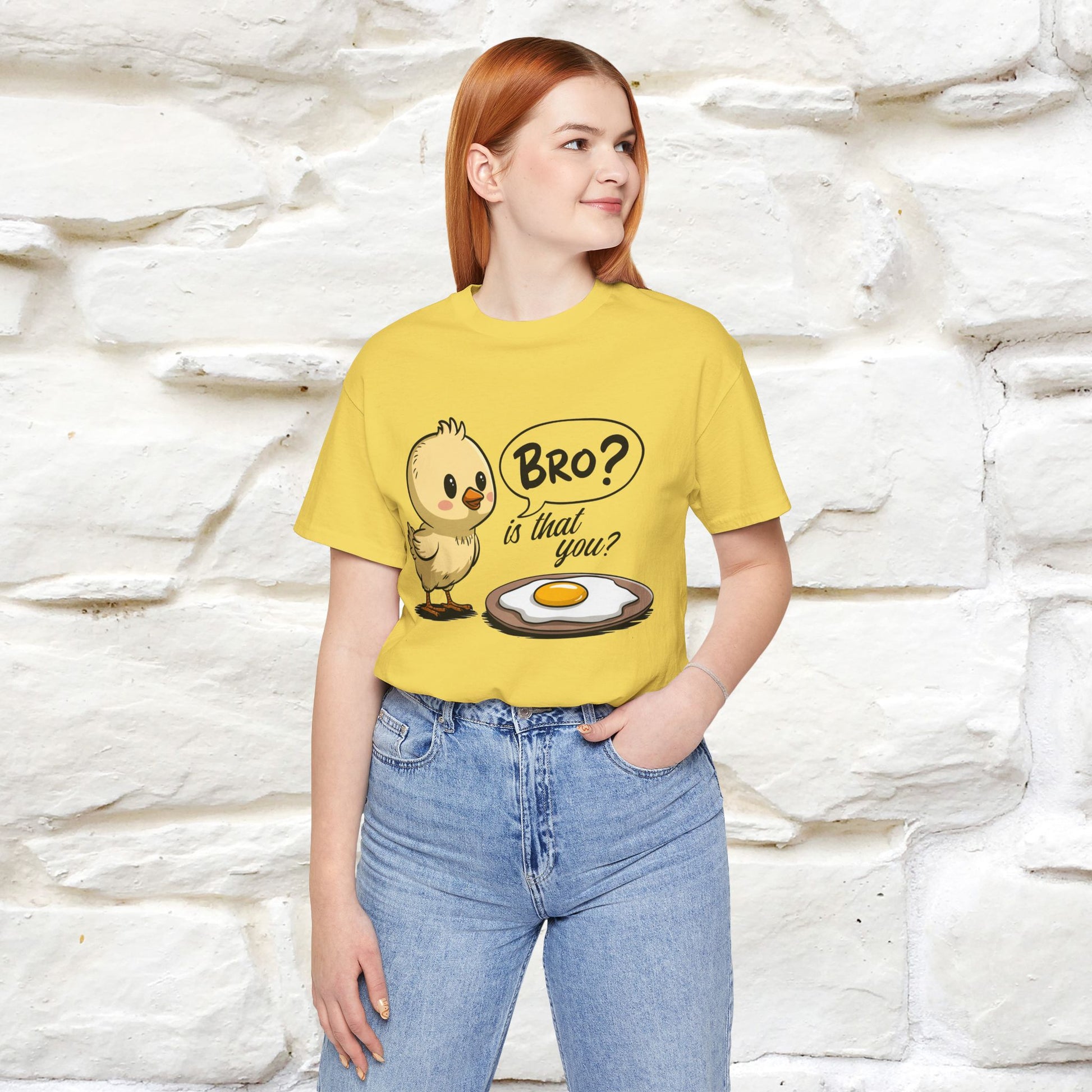 "Bro Is That You?" Funny Chicken T-shirt |Nunu&Miao Studio - Nunu&Miao Studio