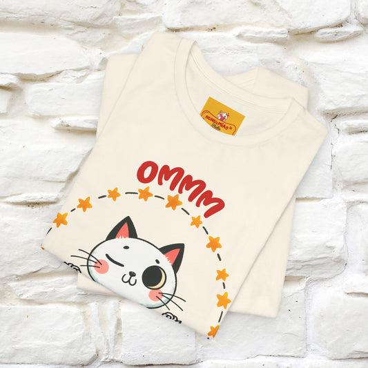 ''Ommm, Keep Calm'' Cat T-Shirt | Nunu&Miao Studio - Nunu&Miao Studio
