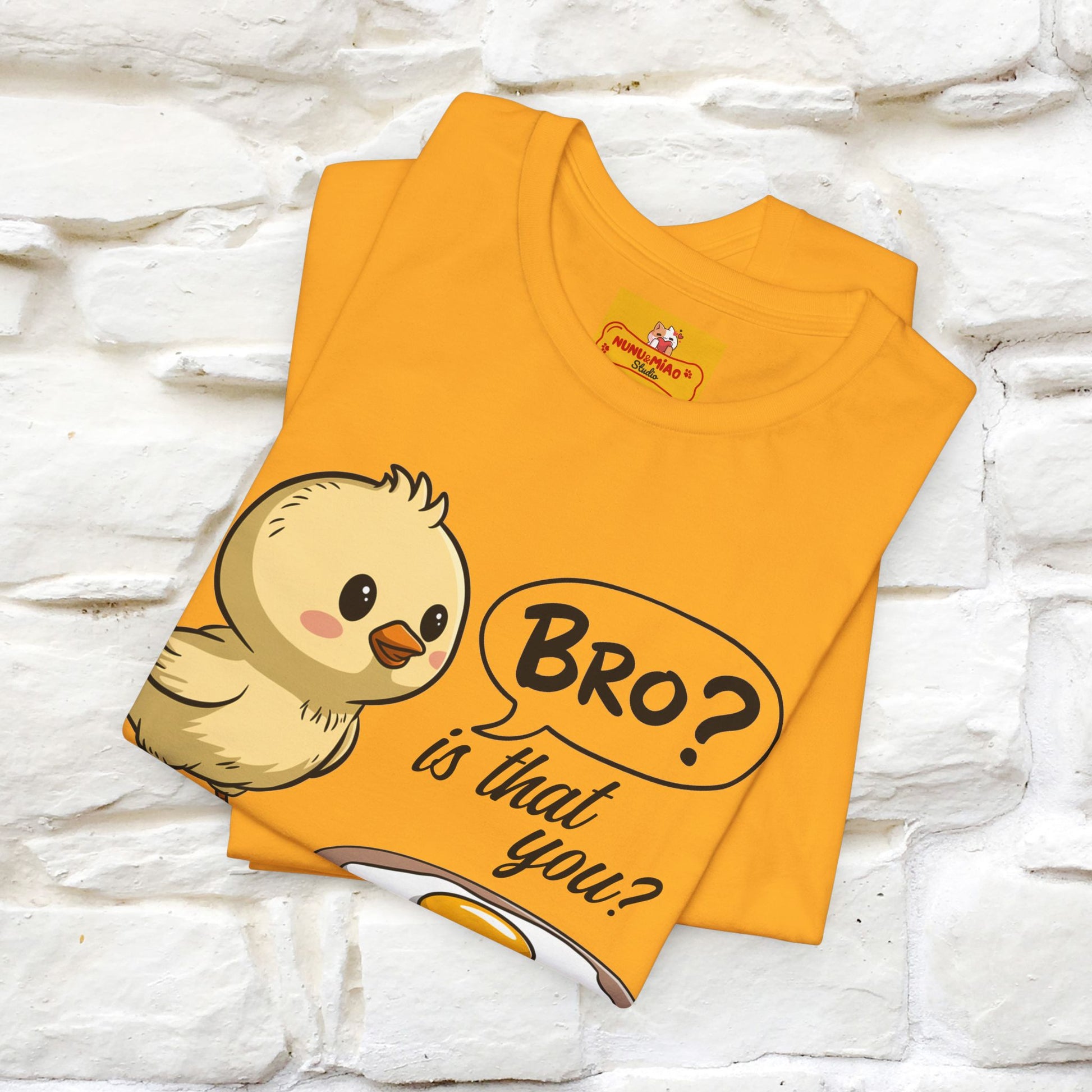 "Bro Is That You?" Funny Chicken T-shirt |Nunu&Miao Studio - Nunu&Miao Studio