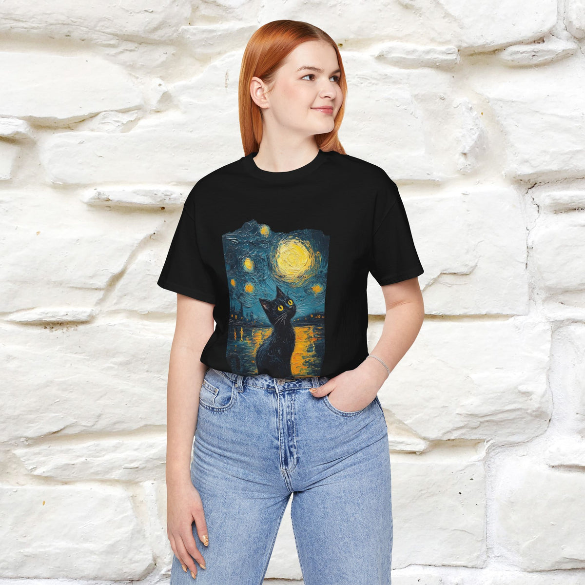 “Miaoolight.” | Cat T-Shirt | Front & Back Design | Nunu&Miao Studio