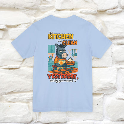 "The Kitchen Was Clean... " |Funny T-Shirt | Nunu&Miao Studio - Nunu&Miao Studio