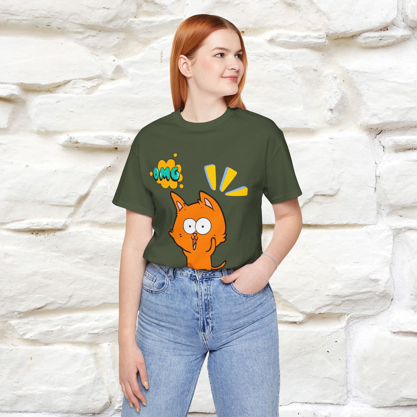 ''Oh My God'' Cat T-Shirt | Nunu&Miao Studio - Nunu&Miao Studio