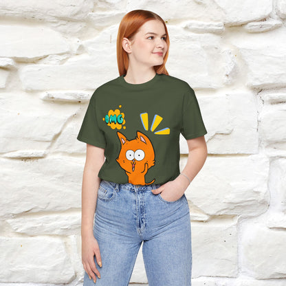 ''Oh My God'' Cat T-Shirt | Nunu&Miao Studio - Nunu&Miao Studio