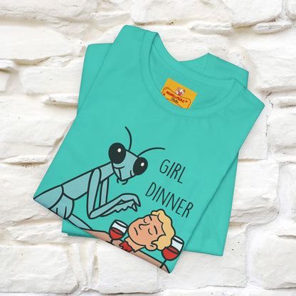 "Girl Dinner" Funny T-shirt |Nunu&Miao Studio - Nunu&Miao Studio