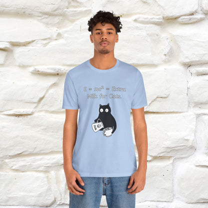 ''E = mc² = Extra Milk for Cats.''| Funny T-Shirt | Nunu&Miao Studio
