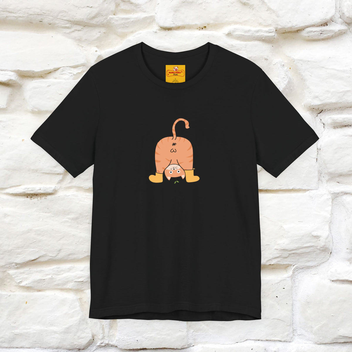"Sometimes You Need to Look at Life from a Different Perspective" Cat T-Shirt | Front & Back Design | Nunu&Miao Studio