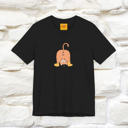 "Sometimes You Need to Look at Life from a Different Perspective" Cat T-Shirt | Front & Back Design | Nunu&Miao Studio
