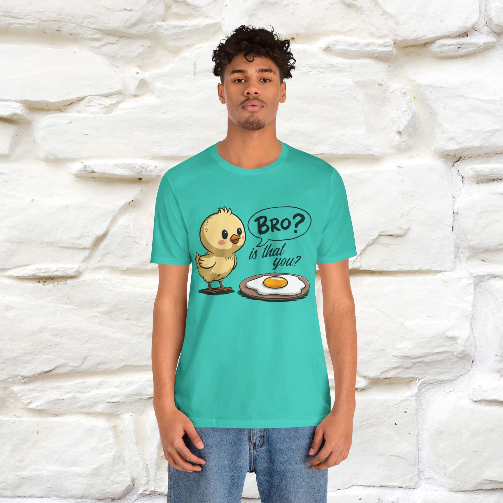 "Bro Is That You?" Funny Chicken T-shirt |Nunu&Miao Studio - Nunu&Miao Studio