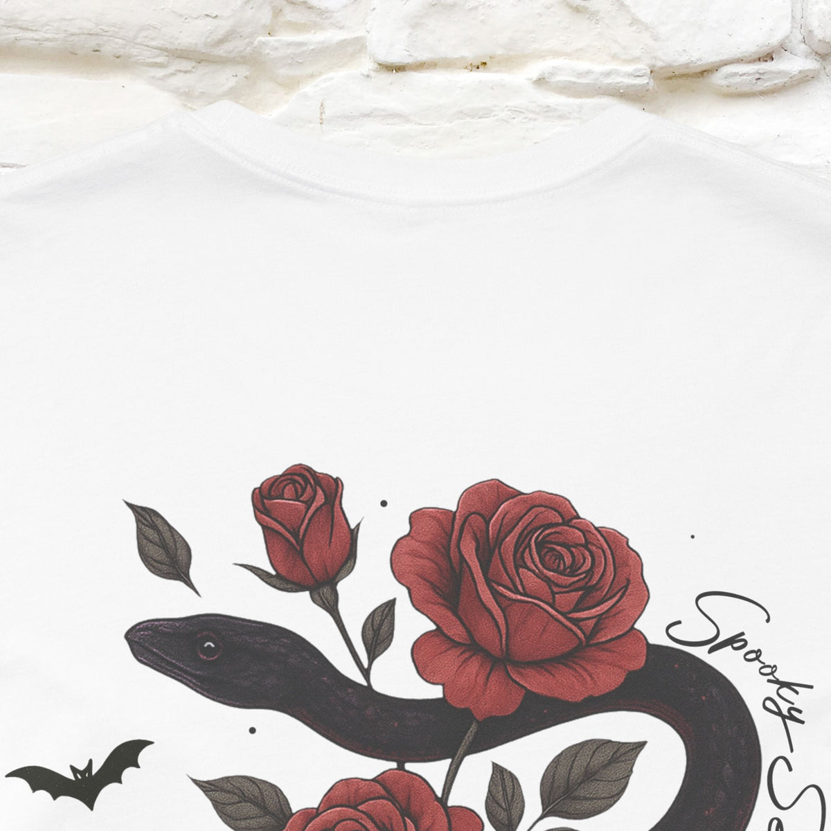 "The Rose and The Snake " Halloween T-shirt |Nunu&Miao Studio