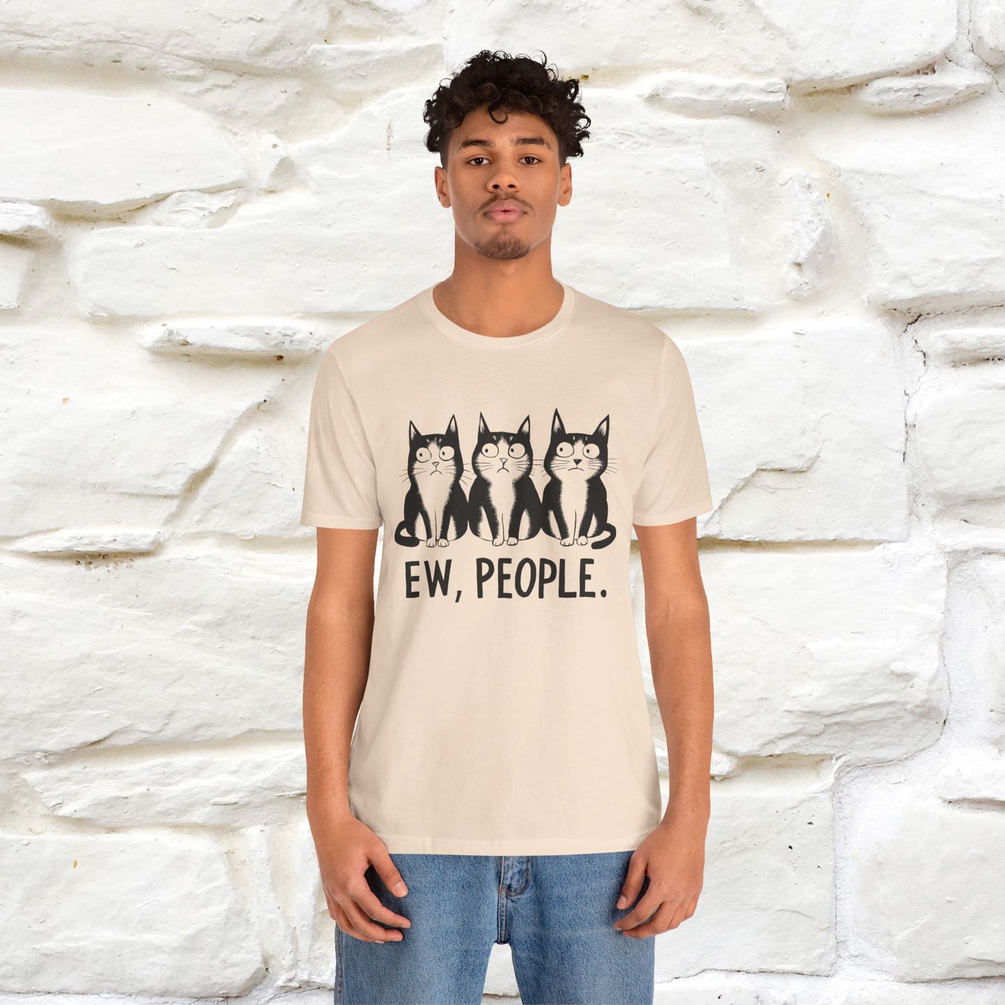 Ew, People | Funny Cat T-Shirt | Nunu&Miao Studio - Nunu&Miao Studio