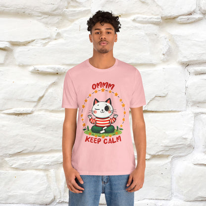 ''Ommm, Keep Calm'' Cat T-Shirt | Nunu&Miao Studio - Nunu&Miao Studio