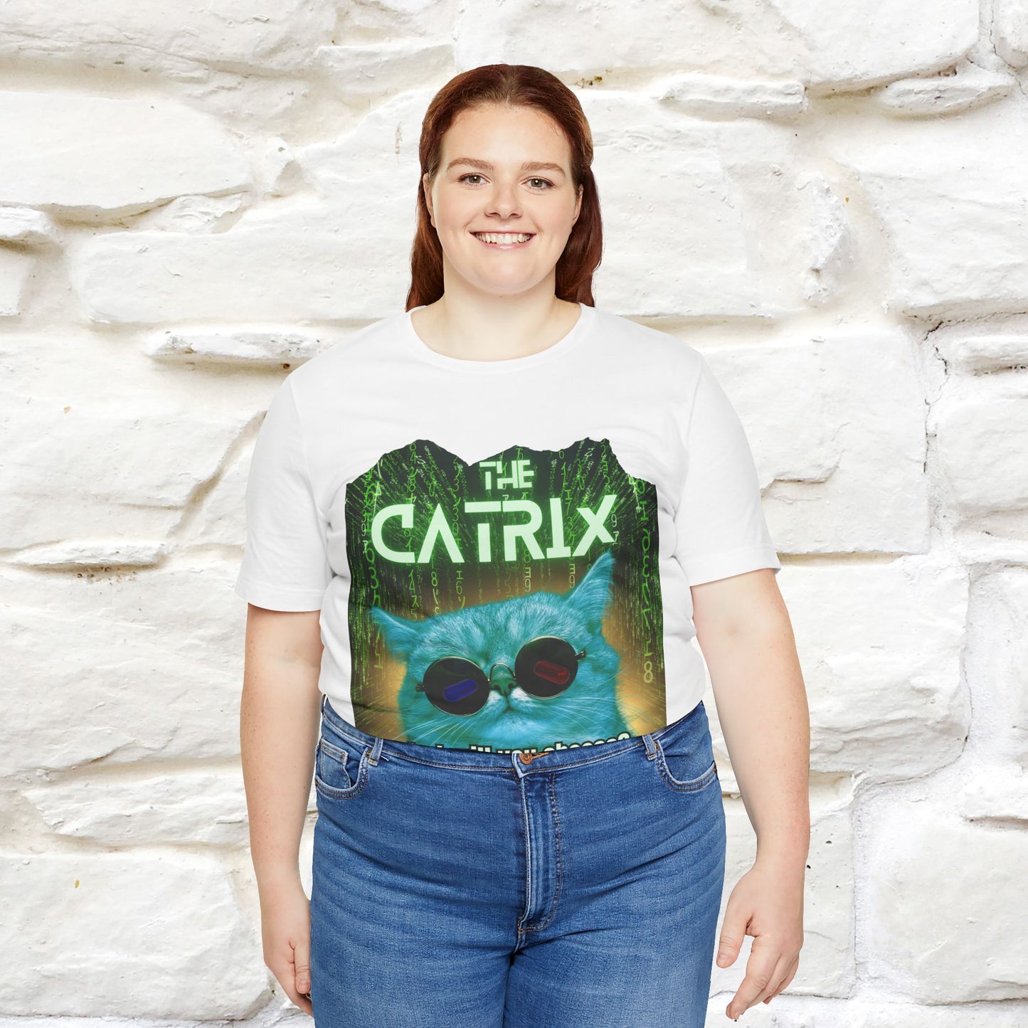 ''The Catrix: What Will You Choose?'' Cat T-Shirt | Nunu&Miao Studio - Nunu&Miao Studio