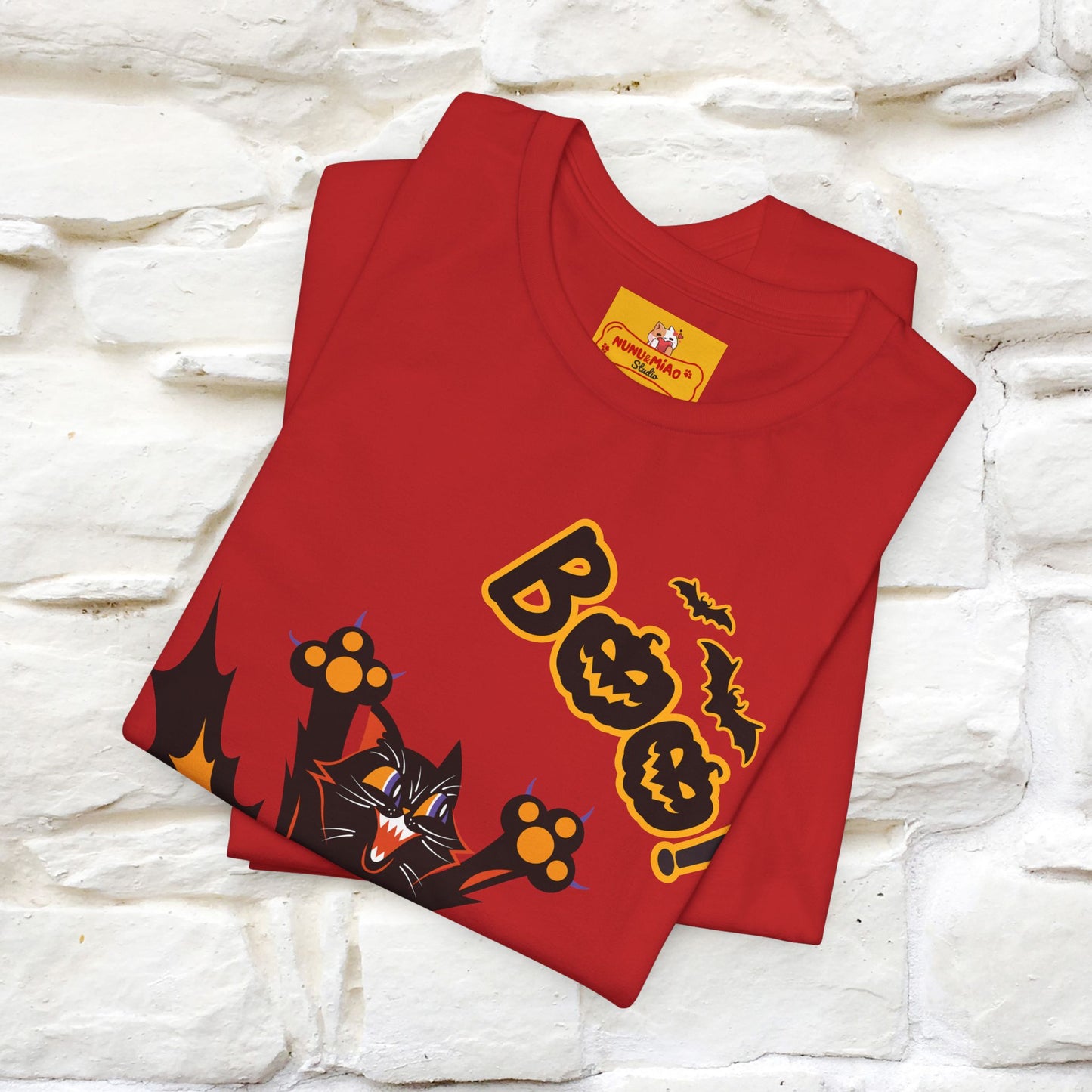 "Boo" Cat  T-shirt |Nunu&Miao Studio - Nunu&Miao Studio