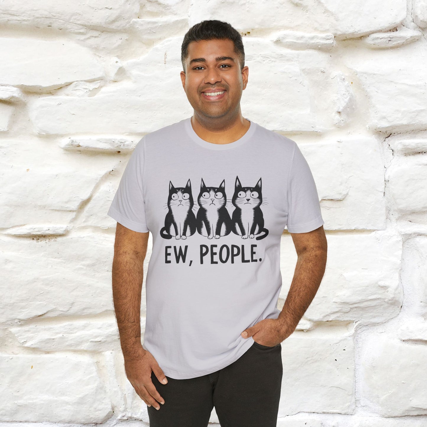 Ew, People | Funny Cat T-Shirt | Nunu&Miao Studio - Nunu&Miao Studio